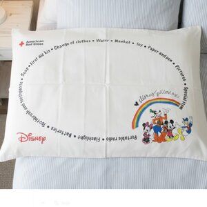 Disney Pillow Case American Red Cross First Aid Kit Supplies List RARE